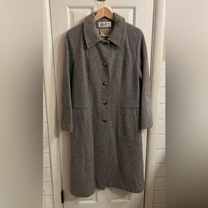 Beau Bren Vintage 1974-1979 Grey Wool Coat